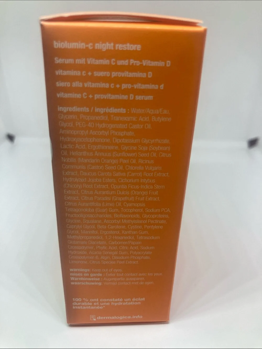 dermalogica Biolumin-C Day + Night Set - Orange and Cream Packaging